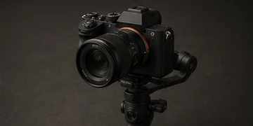 Sony Alpha Kamera Frontansicht für eBay Listing