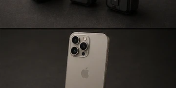 iPhone 15 Pro Titan Frontansicht